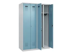 locker voor scheiding van kleding,HxBxD 1850x1200x500mm,4vak