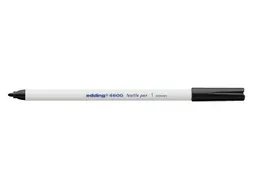 Viltstift edding 4600 textiel rond zwart 1mm