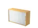 armoire à rideaux transversaux,HxlxP 748x1200x400mm,1xsol en bois,2 H