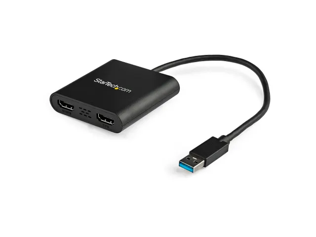 USB 3.0 naar Dual HDMI Adapter Dual 1080p of Single 4K 30Hz