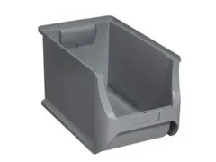 magazijnbak,HxBxD 200x205x355mm,gerecycled kunststof,grijs