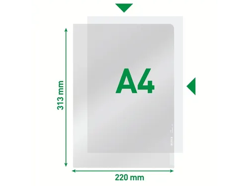 Insteekmap L-Model Leitz 4100 A4 Pvc 0.15mm Transparant Helder