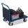 Platformwagen 1000kg Laadvlak 1025x700mm 1 Kopwand Ral 5010
