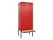 locker met bank,voor scheiding van kleding,HxBxD 2120x800x815mm,2vak