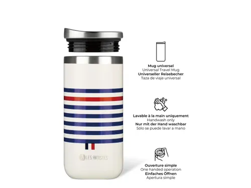 Thermosbeker Les Artistes Paris reisbeker 500ml Sailor