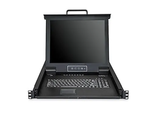 8 port KVM Rack Console met 1,8m Lange Kabels 17 inch LCD