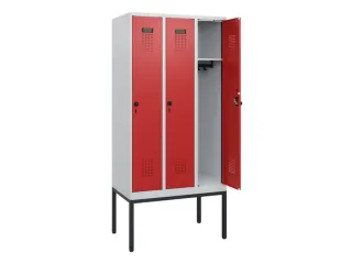 schoollocker,HxBxD 1950x900x500mm,3vak,vak B 300mm,draaigrendel - 1
