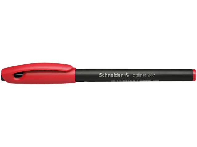 Fineliner Schneider Topliner 967 Rood 0.4mm