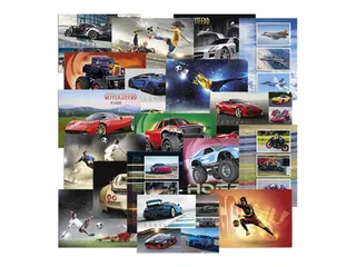 Beloningsposter-kaart De Stulp thema voertuigen en sport A4 assorti - 1