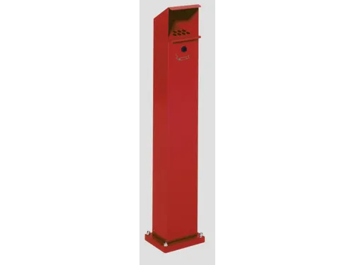 Asbakstaander Vierkant Staalplaat 2 liter 1150x180x150mm Overkapping