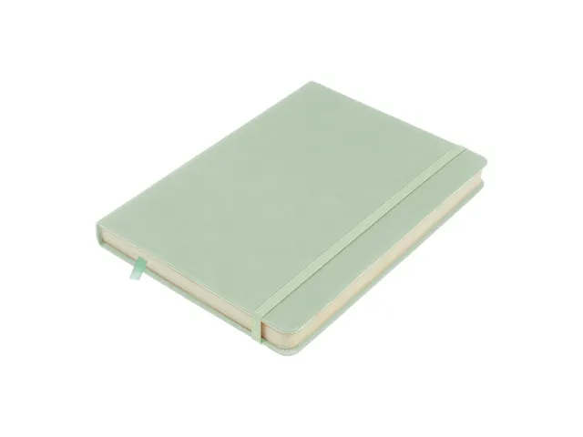 Schetsboek Kangaro A5 mint PU HC 80 blad 140gr roomwit met elastiek en