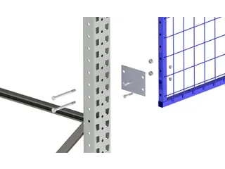 Bevestigingsset V. Gaasachterwand,V. Palletstelling,Staal Verzinkt - 2