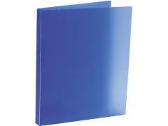 ringmap A4 PP 25mm 2 rings D-mech 15mm transparant blauw