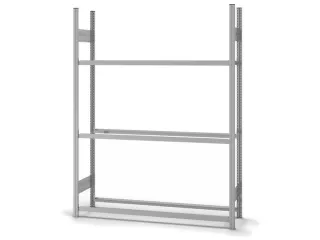 Bandenstelling Basisveld 2000x1500x435mm Vaklast 150kg 3etages - 2