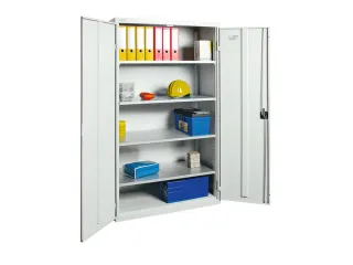 Kast Met Openslaande Deuren 1800x1000x500mm 4legborden Staal - 1