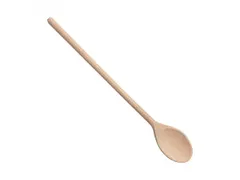 Roerspatel kooklepel hout ovaal 35cm
