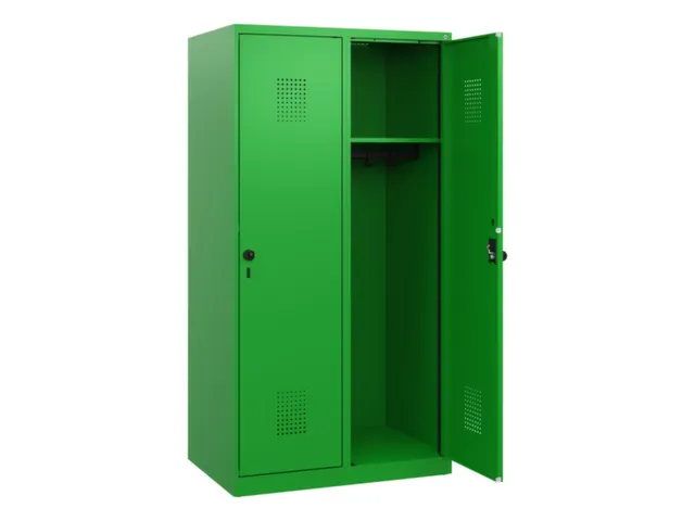 schoollocker,HxBxD 1530x800x500mm,2vak,vak B 400mm,draaigrendel