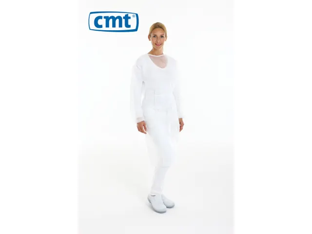 Pp Non Woven Isolatieschort Wit Latex Vrij Regular Weight 100 Stuks