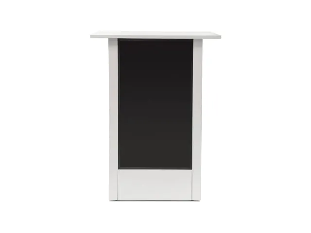 Digital Counter Futuro met 32 inch Samsung scherm Portret Wit