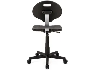 OUTLET Werkstoel op Wielen Medium Zwart - 4