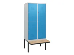 Dubbeldekse dekenkist,HxBxD 1950x800x815mm,2x2vak.,vak B 400mm