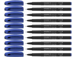 Fineliner Schneider Topliner 967 Blauw 0.4mm - 7