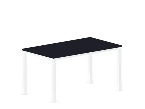 In hoogte verstelbaar bureau,HxBxD 720-840x1400x800mm,CC-zwart
