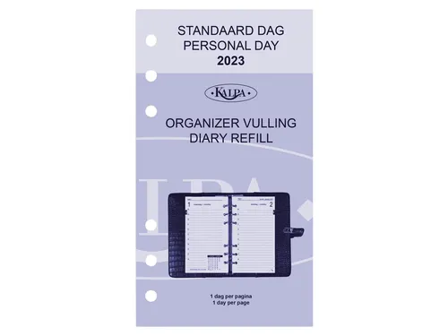 Agendavulling 2027 Kalpa Personal 1dag/1pagina