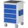 gereedschapswagen 975x580x650mm metaalblad 450kg 4 laden RAL5010