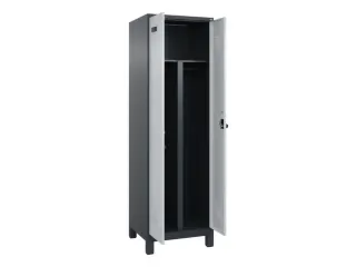 PBM-locker,HxBxD 1950x600x500mm,2vak,vak B 300mm,draaigrendel - 1