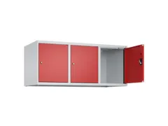 opzetkast,v. locker,3vak.,vak B 400mm,HxBxD 500x1200x500mm