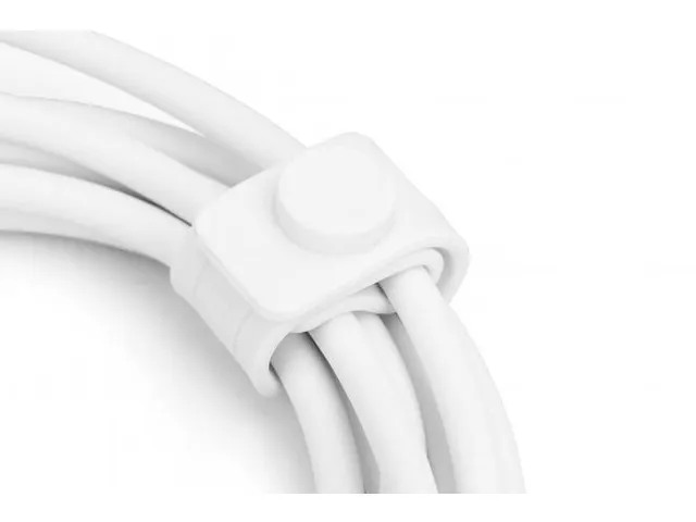 USB-C siliconen oplaadkabel USB-C USB-C 2m USB 2.0 60W wit