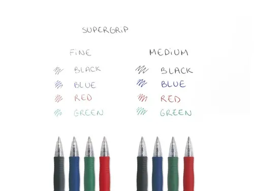 Balpen Pilot Super Grip F 0.7mm Fijne punt Rood