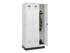 locker,HxBxD 1950x900x500mm,3vak,vak B 300mm,cil.-slot,sokkel
