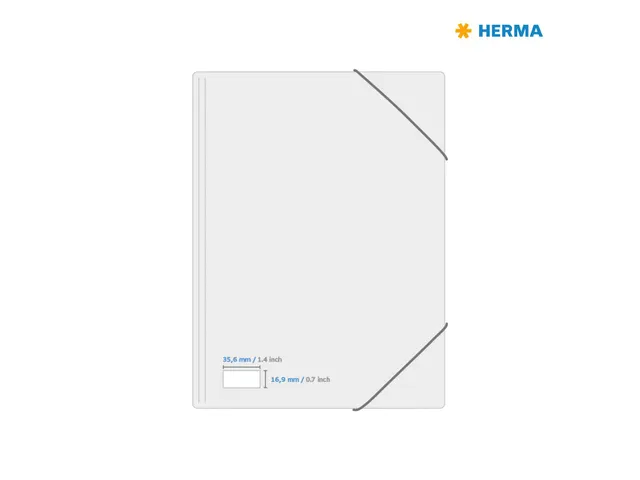 HERMA 10901 Power Etiketten A4 35,6x16,9mm Wit 2000 stuks