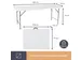 Vouwtafel weerbestendige Klaptafel 180x70x74cm HDPE Wit