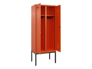 locker voor scheiding van kleding,HxBxD 2120x800x500mm,2vak - 1