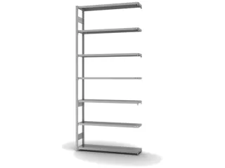 systeemstelling,aanbouwveld,HxBxD 3000x1310x335mm,vakl. 200kg - 2