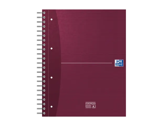 Bloc de cours Oxford Essentials A4+ 120fls double spirale assorti