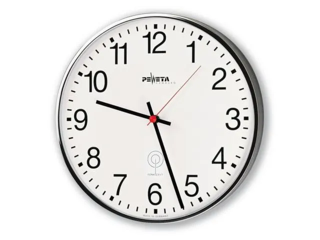 wandklok,kwarts,Arabische cijfers,wijzerplaat wit,Ø 300mm