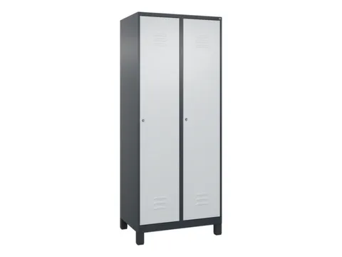 Armoire vestiaire HxlxP 1950x800x500mm 2compart. larg. compart. 400mm