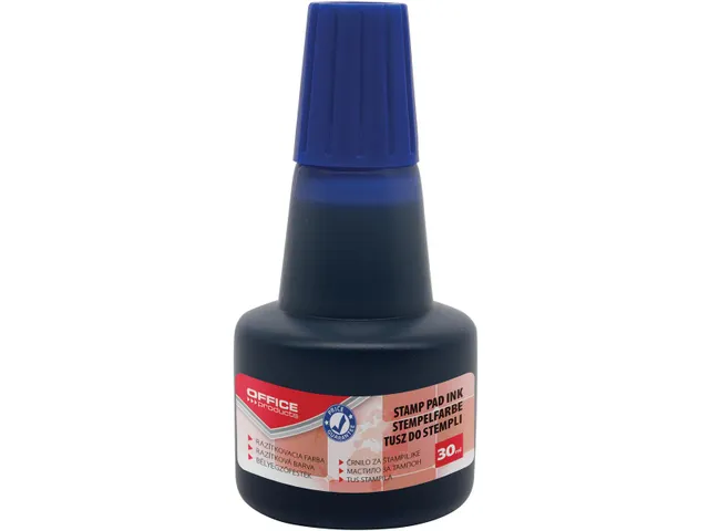 Stempelinkt 30ml blauw