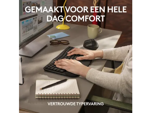 Wave Keys for Business Ergonomisch Toetsenbord AZERTY BE