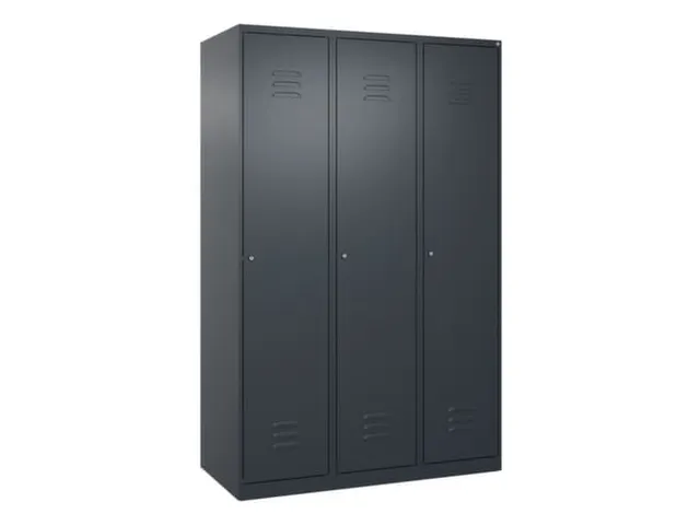 locker voor scheiding van kleding,HxBxD 1850x1200x500mm,3vak