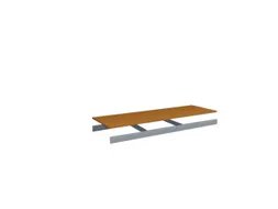 houten vloer,v. breedvakstelling,BxD 1500x500mm,dikte 19mm,vakl. 350kg