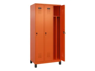 locker voor scheiding van kleding,HxBxD 1950x900x500mm,3vak - 1