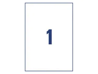 Etiket Avery DP001-100 210x297mm Kopieren wit 100 Stuks - 3