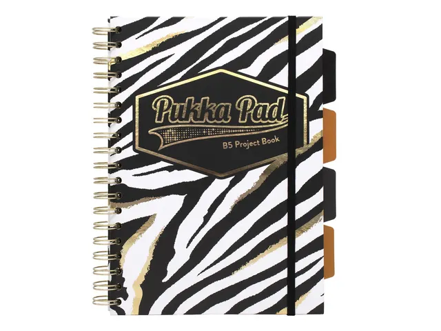 Projectboek Pukka Pad B5 lijn Wild krimp a 2st. ass.