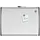 Nobo droog uitwisbaar whitebord met gewelfde lijst 58.5x43cm