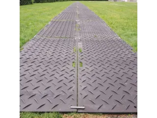vloerbeschermingsmat,HxLxB 12,7x2440x1220mm,HDPE,geribd,antislip - 1